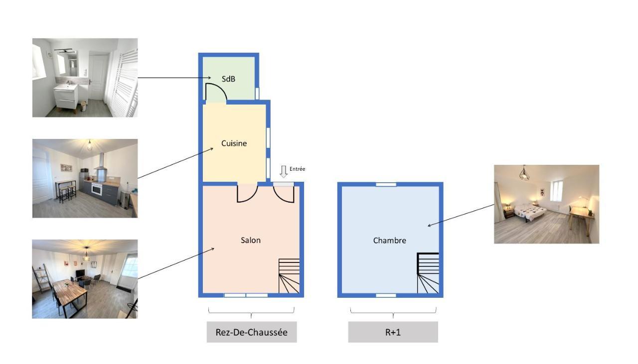 178C - Duplex T2 Tout Confort Du Gond - 60 M2 Ле-Гон-Понтувре Экстерьер фото